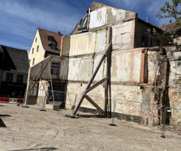 Démolition d'un bâtiment en péril